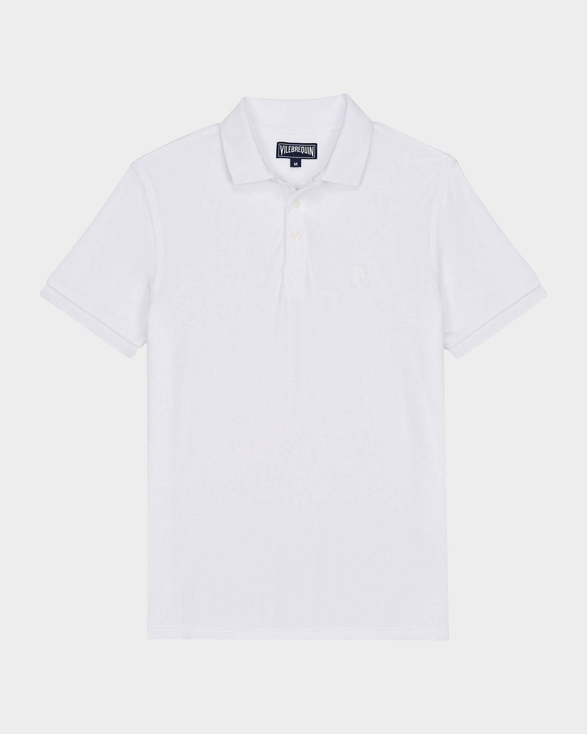 Vilebrequin Men's Solid Terry Polo Shirt