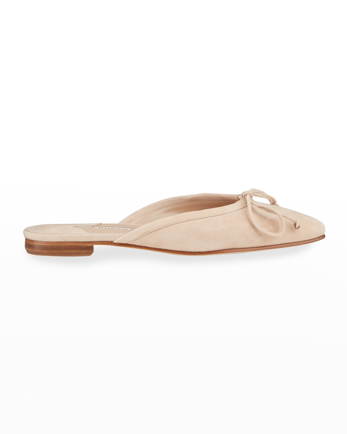 suede mules flat