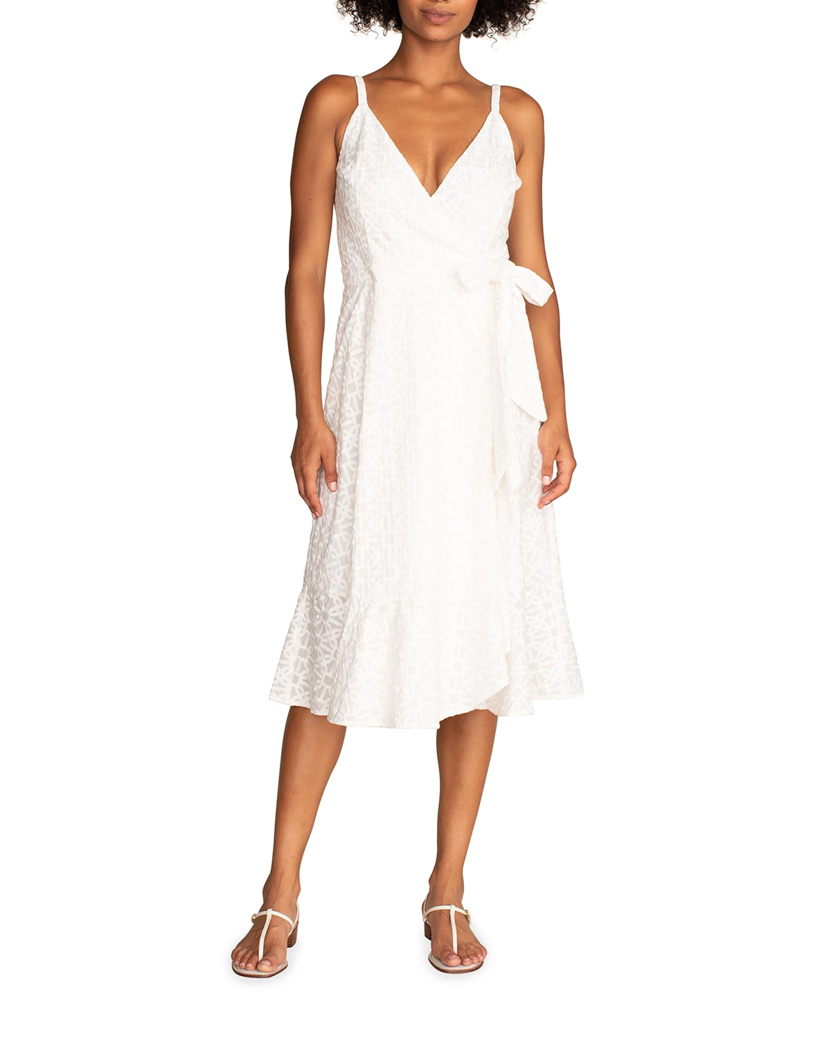 Sleeveless Wrap Dress | Neiman Marcus