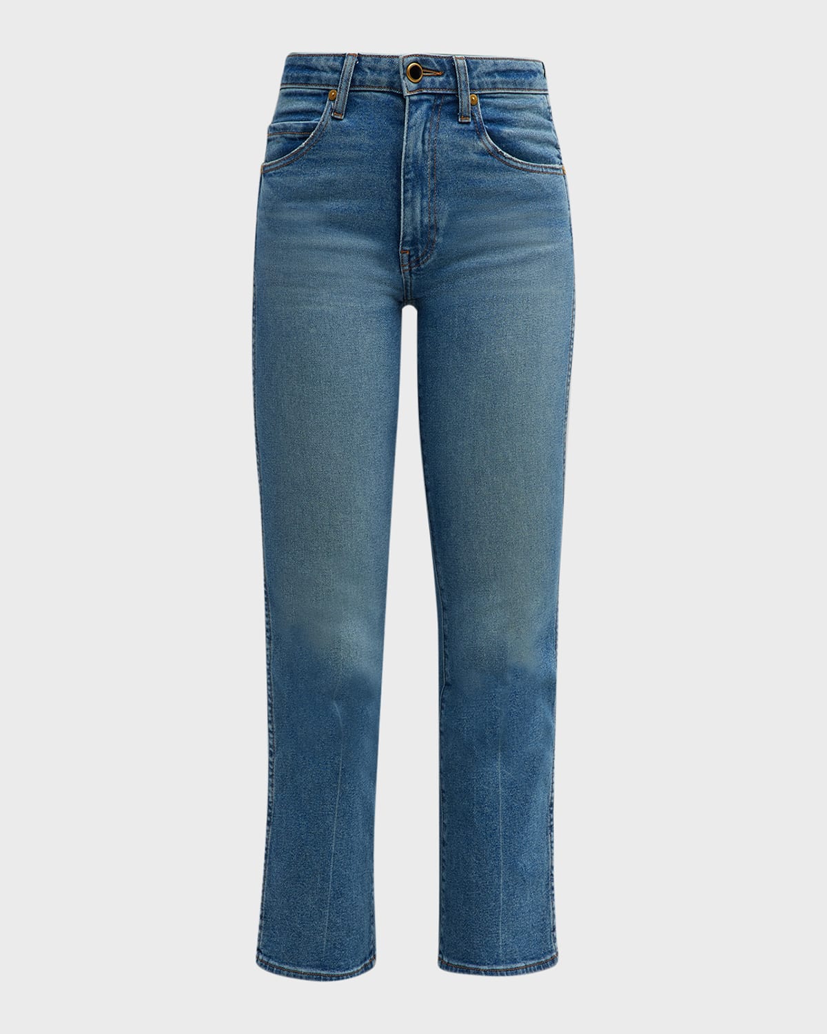 Khaite Benny Crop Flare Jeans | Neiman Marcus