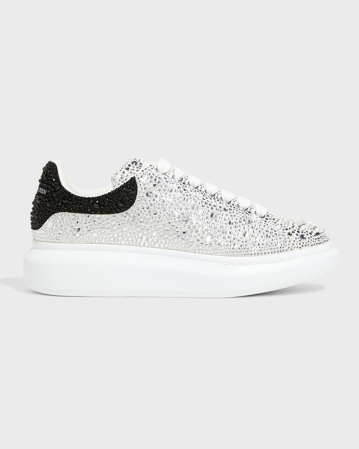 alexander mcqueen white silver