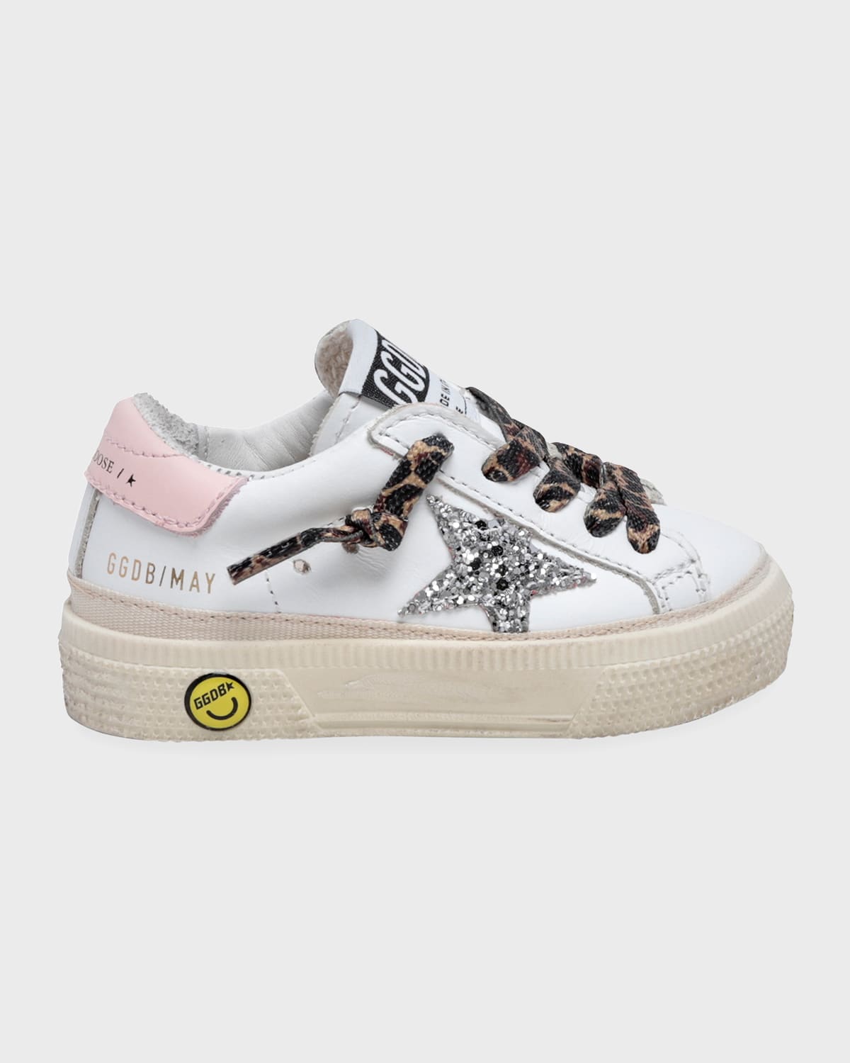 Girls White Glitter Sneaker Neiman Marcus