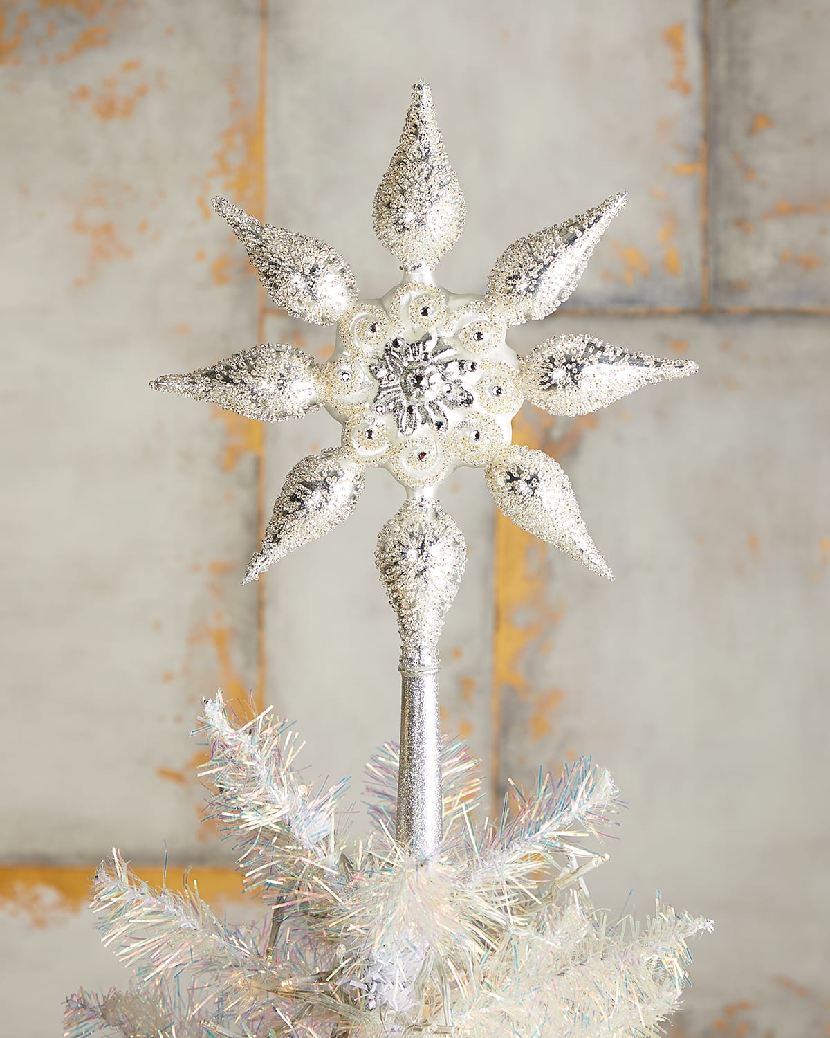 Exclusive Silver Star Tree Topper Neiman Marcus