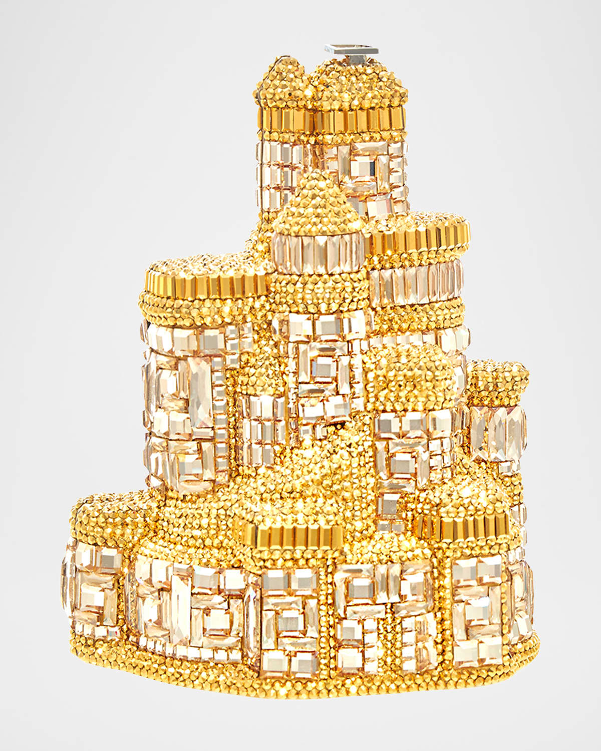 Judith Leiber Couture Fairy Tale Castle Crystal Clutch Bag