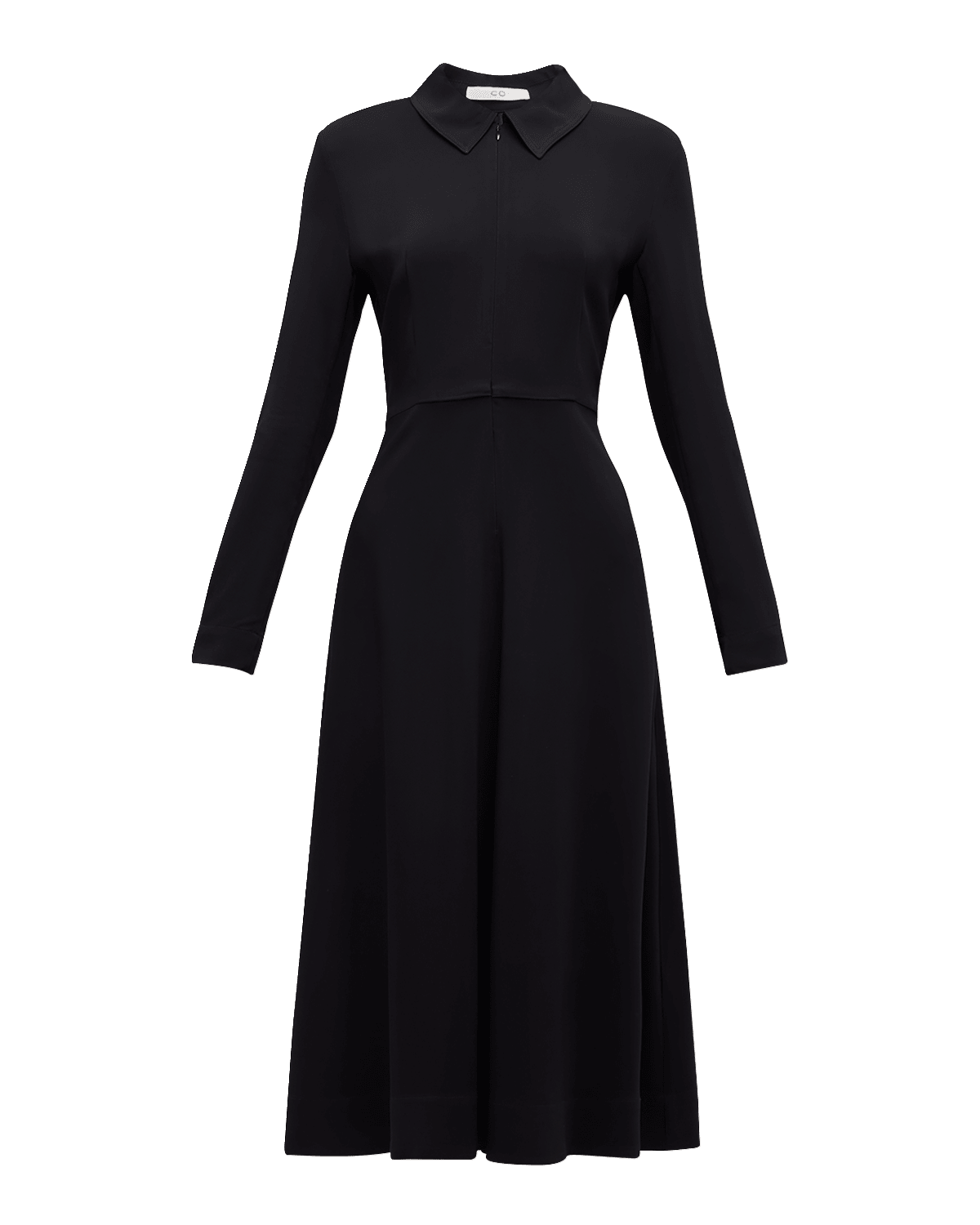 Co Long-Sleeve Midi Shirtdress