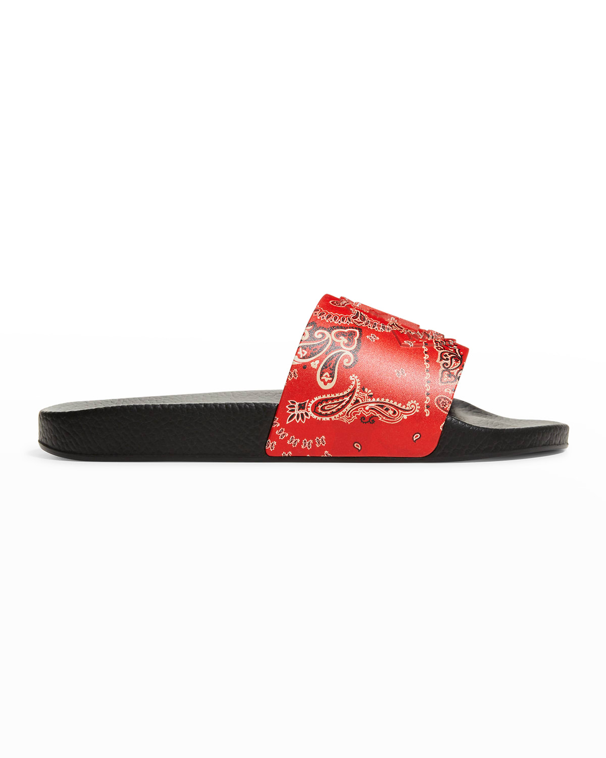 Red bandana best sale nike slides