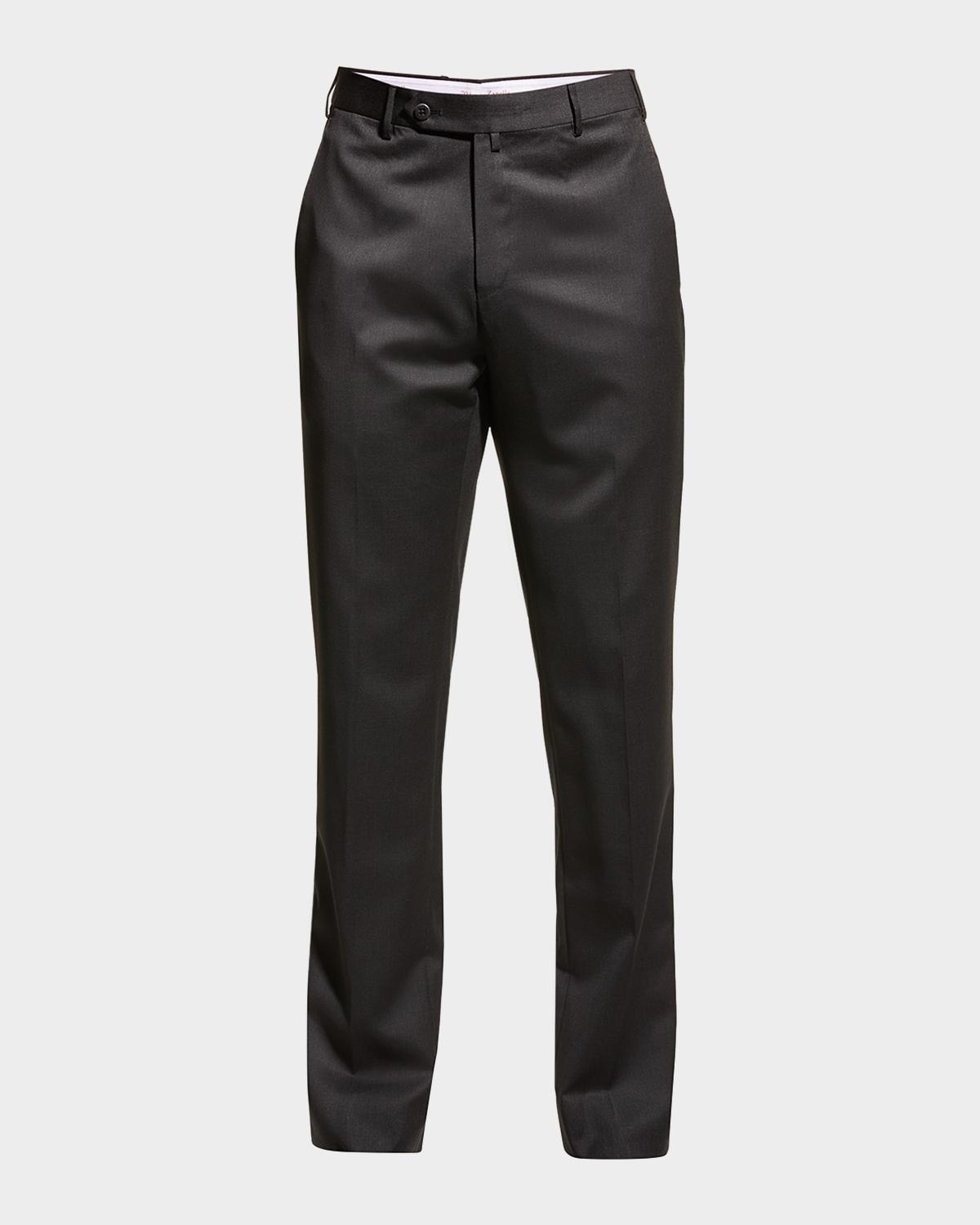Zanella Men's Parker New Basic Wool Pants