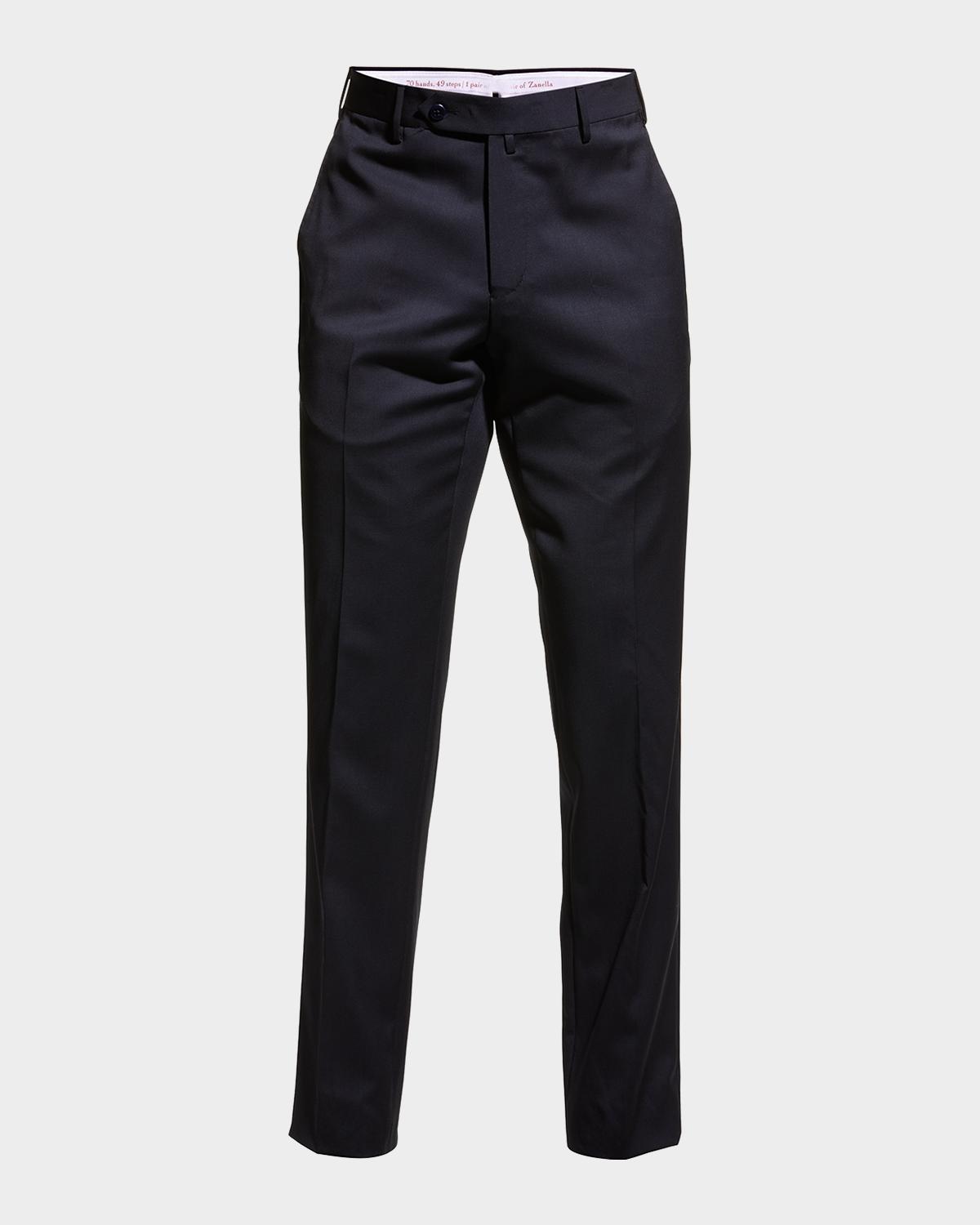 Zanella Men's Parker New Basic Wool Pants