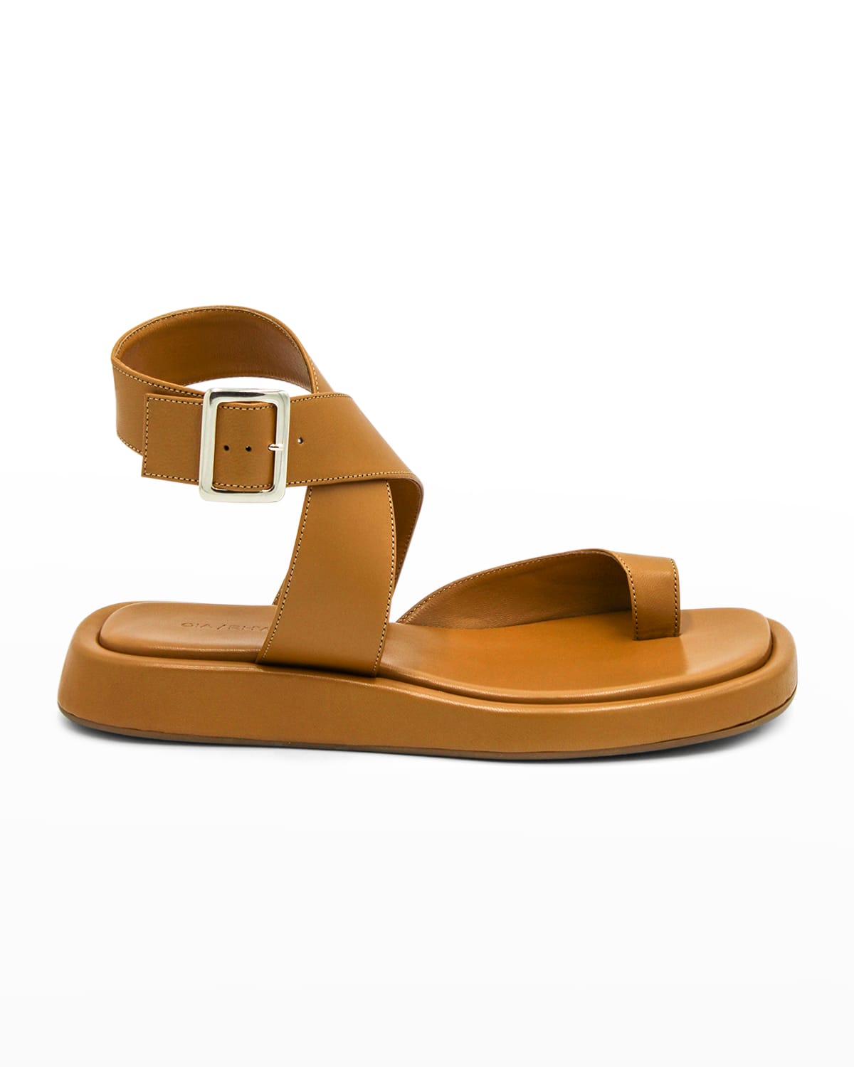 gia rhw toe ring flat sporty sandals