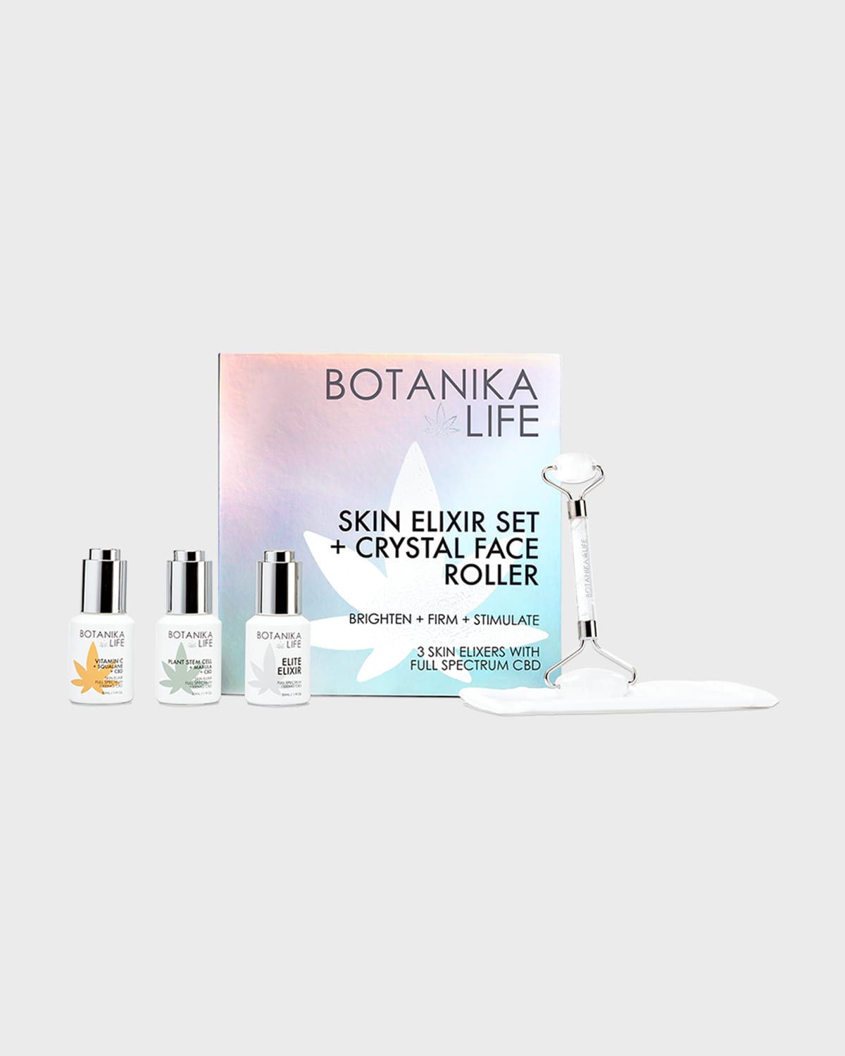 Botanika Life Skin Elixir Set + Crystal Face Roller