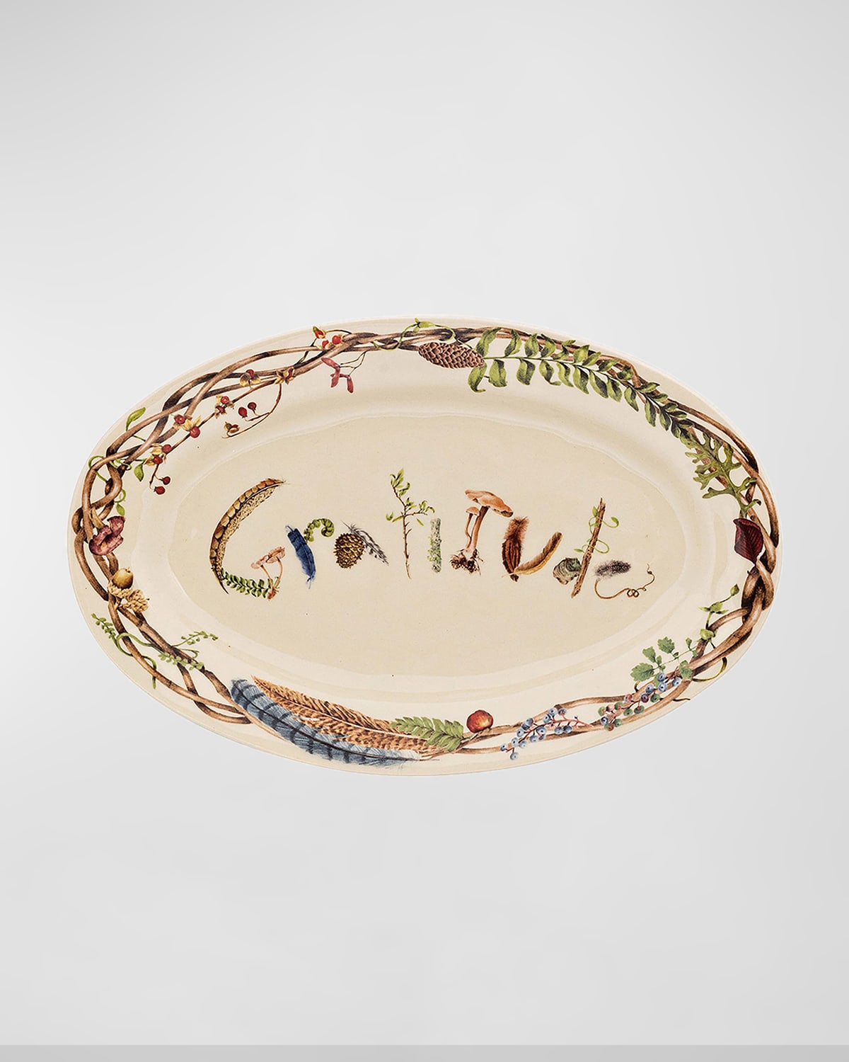 Juliska Forest Walk Gratitude Platter, 15"
