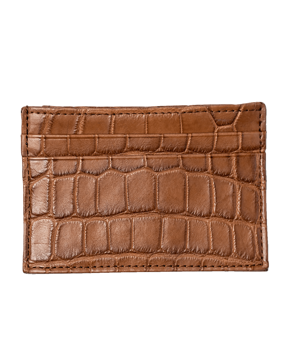 Abas Men's Alligator Money Clip Card Case