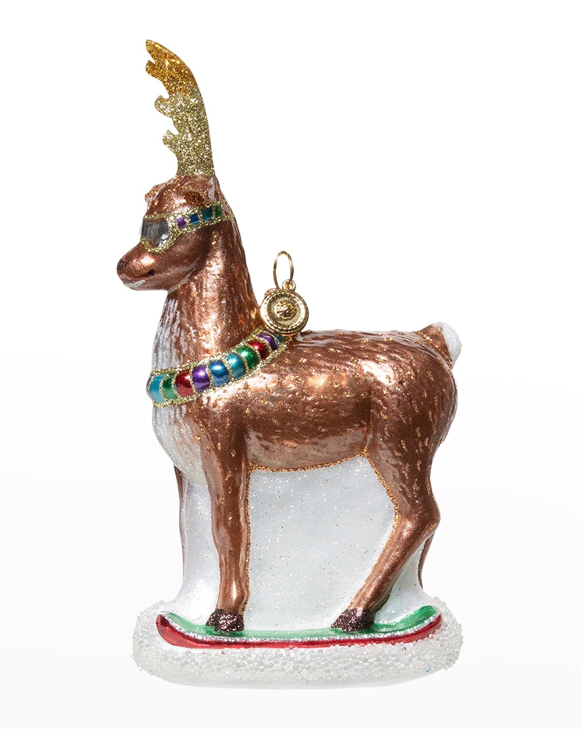 Painted Reindeer Ornament