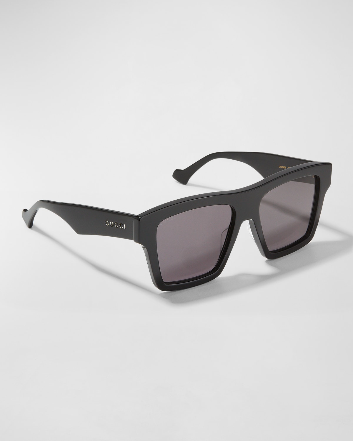 Gucci Men's Square Acetate Sunglasses In 005 Black | ModeSens