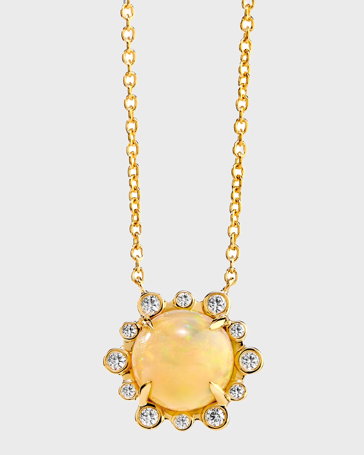 Nomad Necklace with Opal - Gold Vermeil