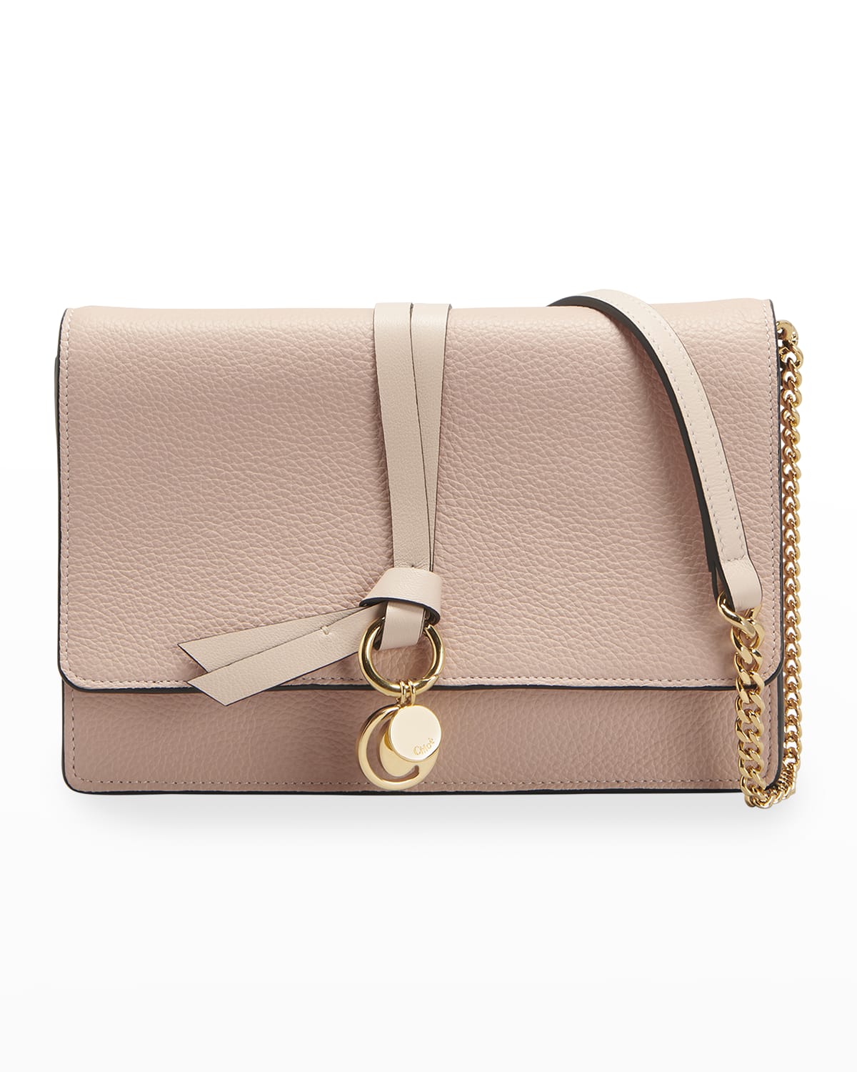 Chloe Aby Chain Leather Shoulder Bag | Neiman Marcus