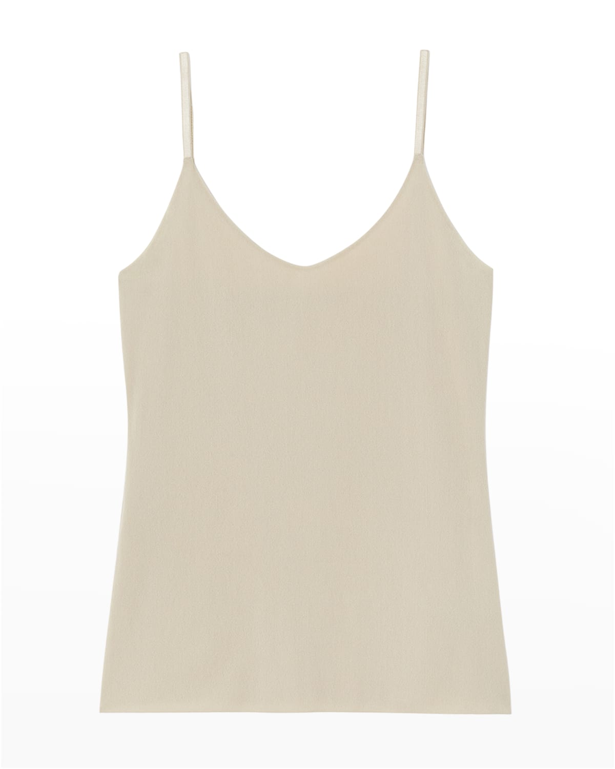 Lafayette 148 Petite Mesh Jersey Camisole In Khaki