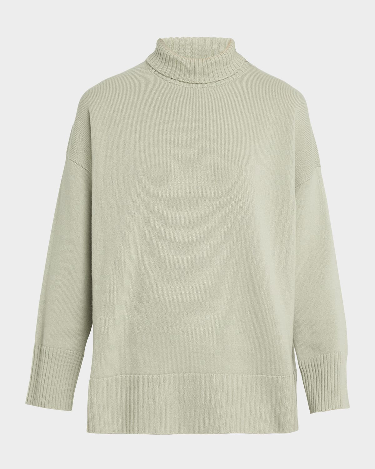Lafayette 148 New York Chine 3-Ply Cashmere Stand-Collar Sweater