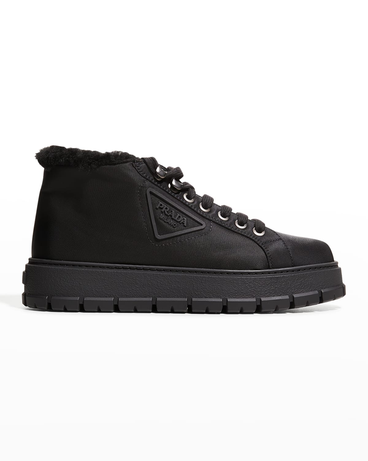 prada mid top sneakers