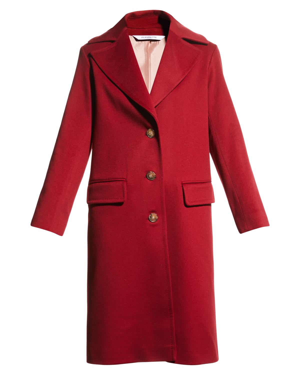 fleurette wool coats & jackets