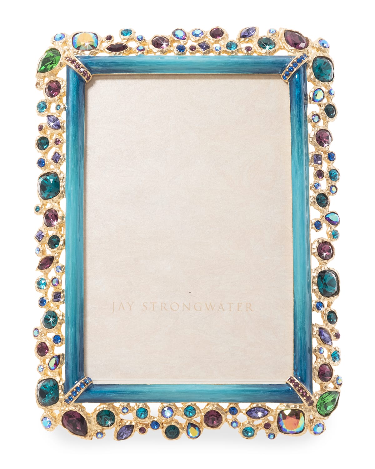 Jay Strongwater Javier Bejeweled Picture Frame, 5" x 7" Neiman Marcus