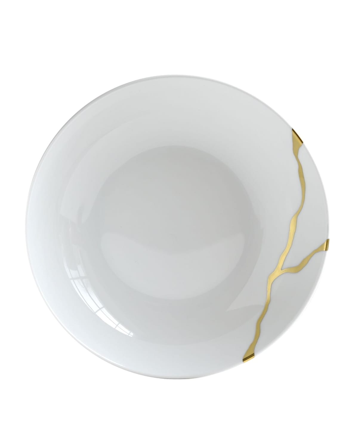 Bernardaud Kintsugi-sarkis 24k Gold Coupe Soup Bowl
