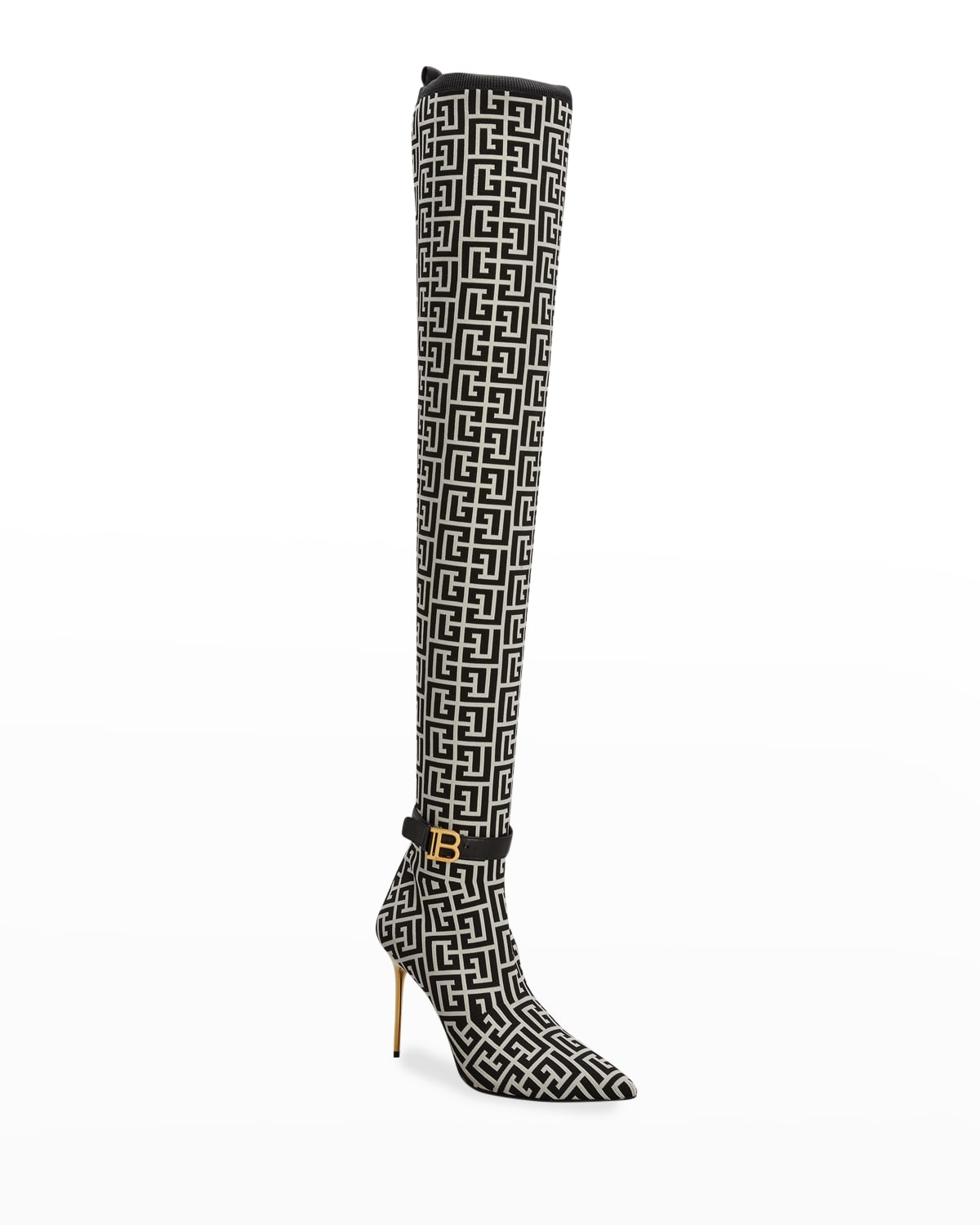 balmain campbell over the knee boot