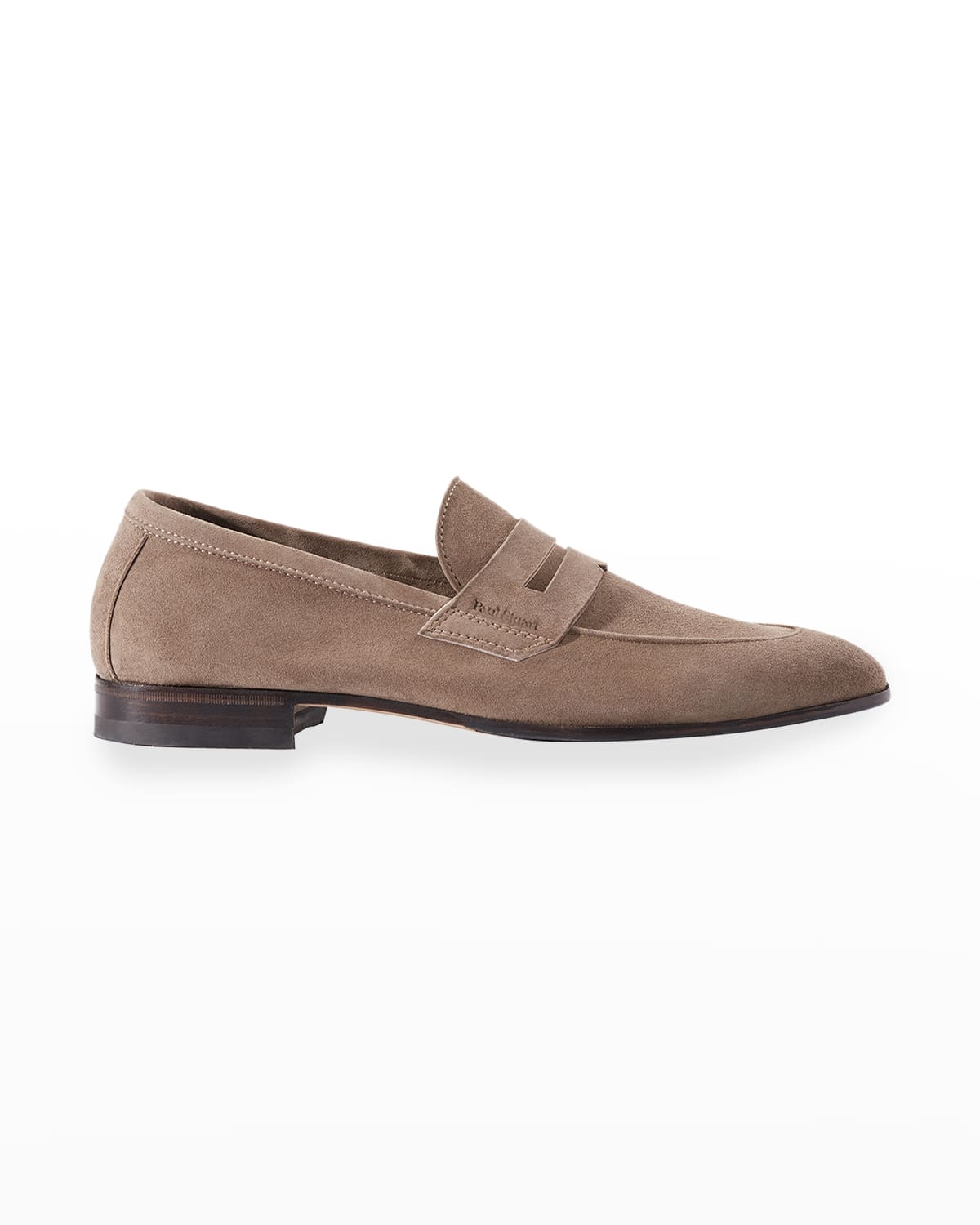 Paul Stuart Men's Macao Ii Suede Penny Loafers In Taupe | ModeSens