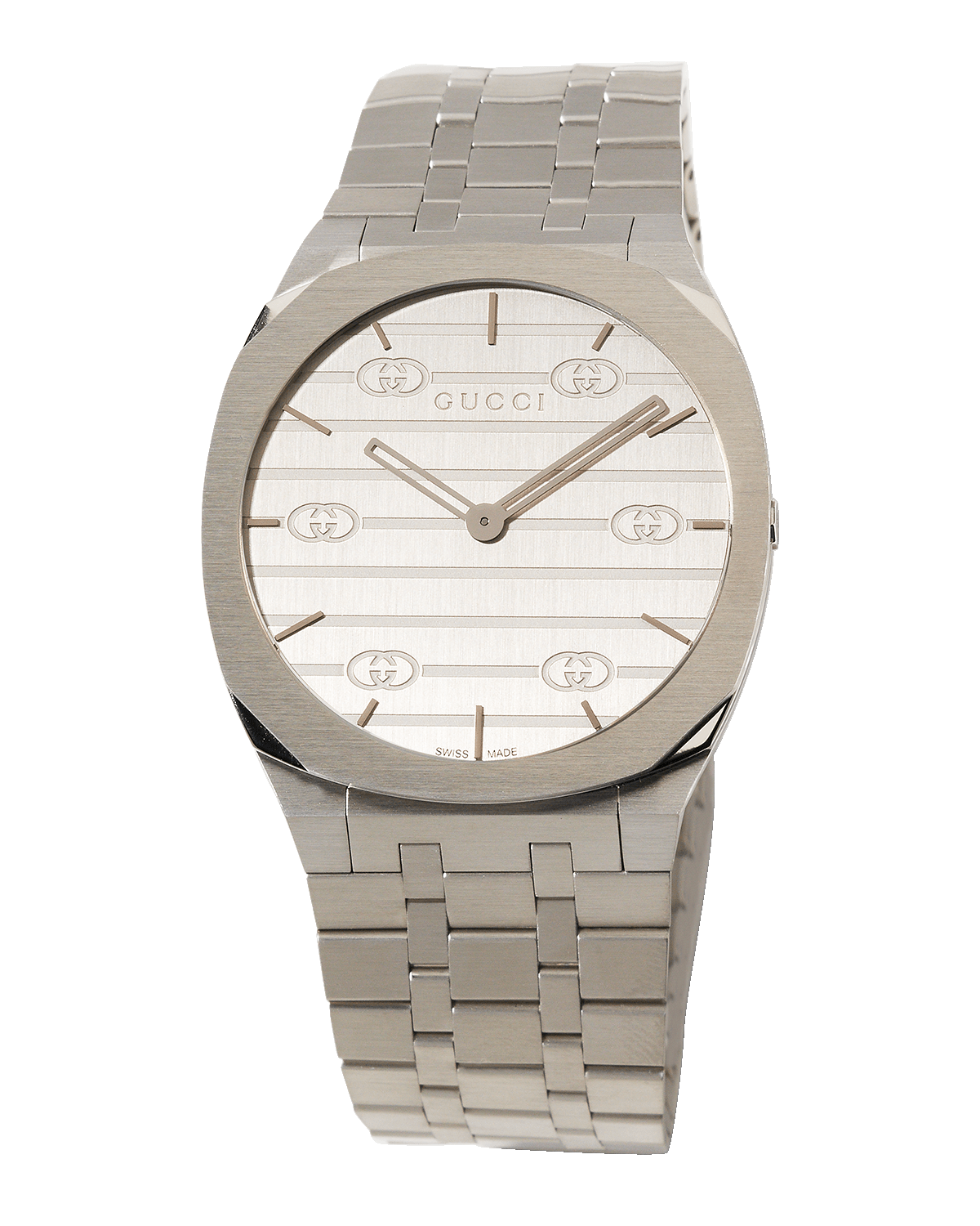 Gucci Men's GG and Bee Chain ID Bracelet Neiman Marcus