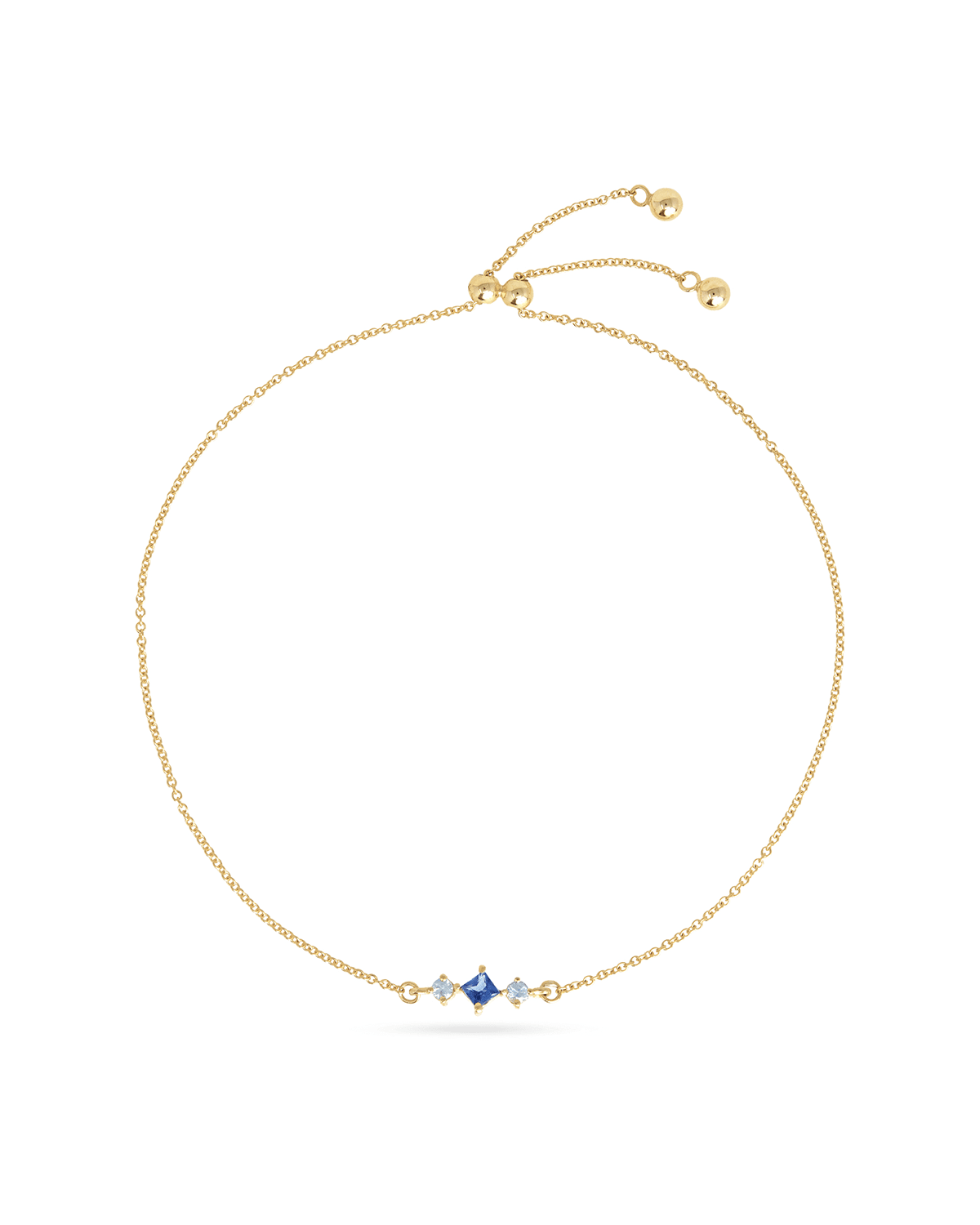 STONE AND STRAND Le Bleu Slider Bracelet