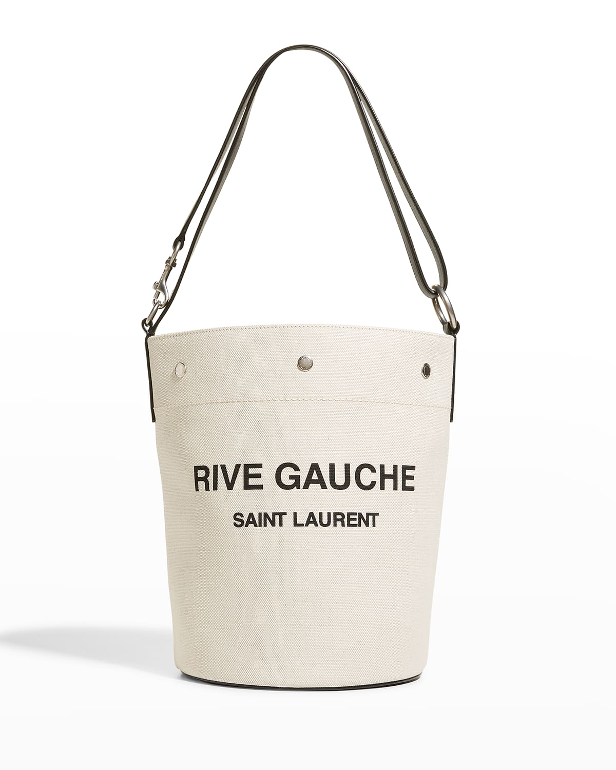Saint Laurent Black Bucket Bag | Neiman Marcus