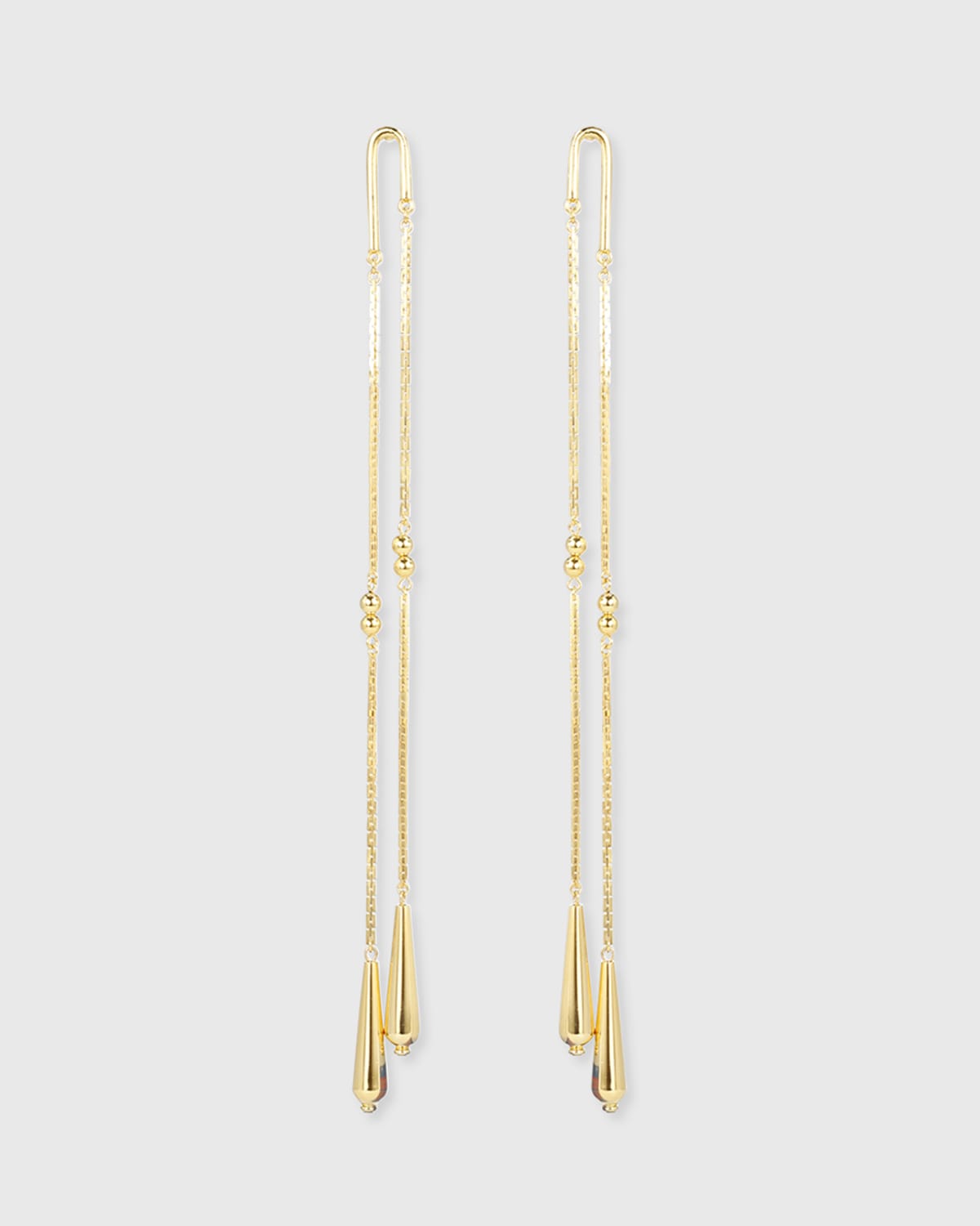 Ben-Amun Gold Ball Drop Post Earrings