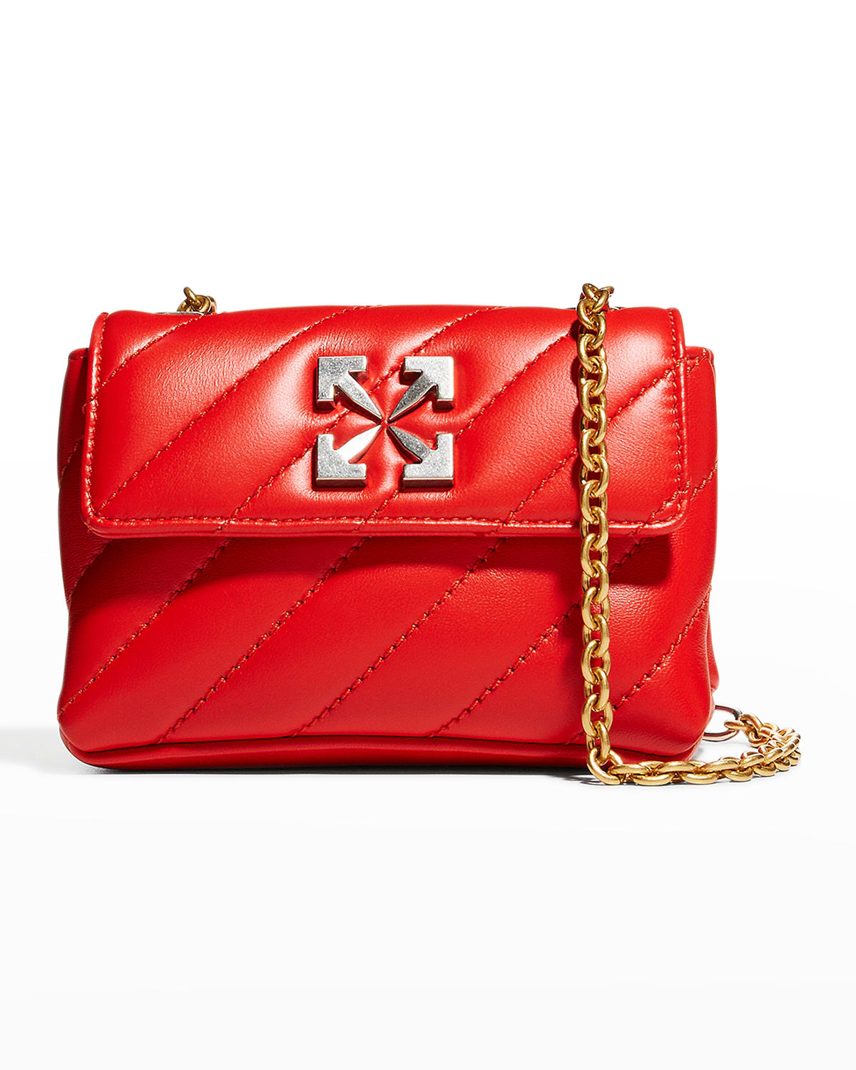 Red Quilted Crossbody Bag | Neiman Marcus