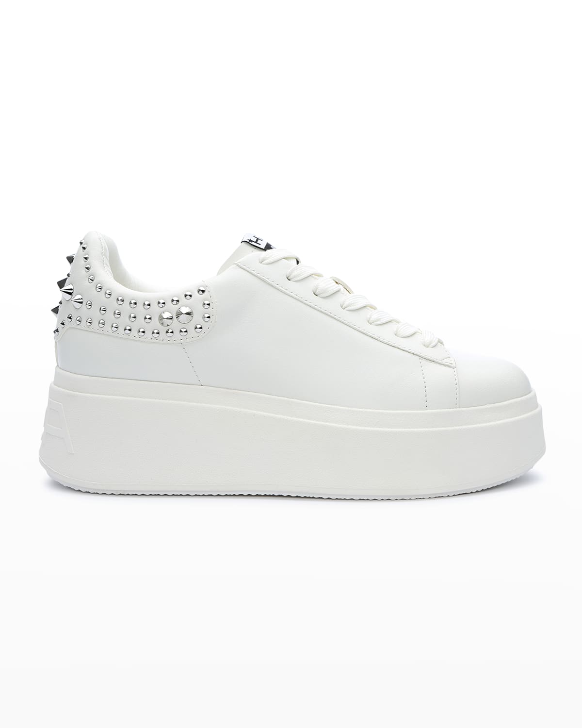 ash moby bicolor platform sneakers