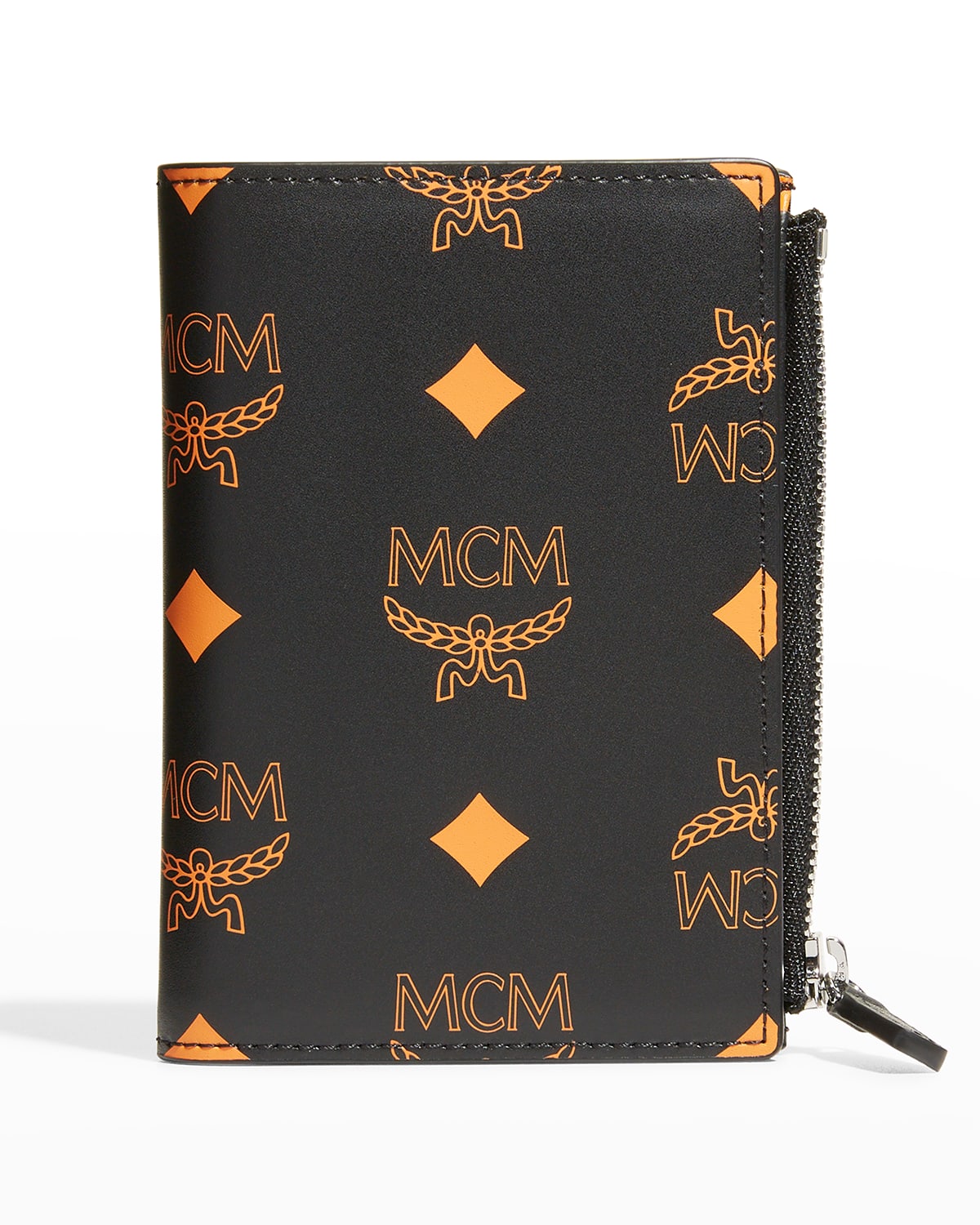 MCM Men's Color Splash Logo Bifold Wallet