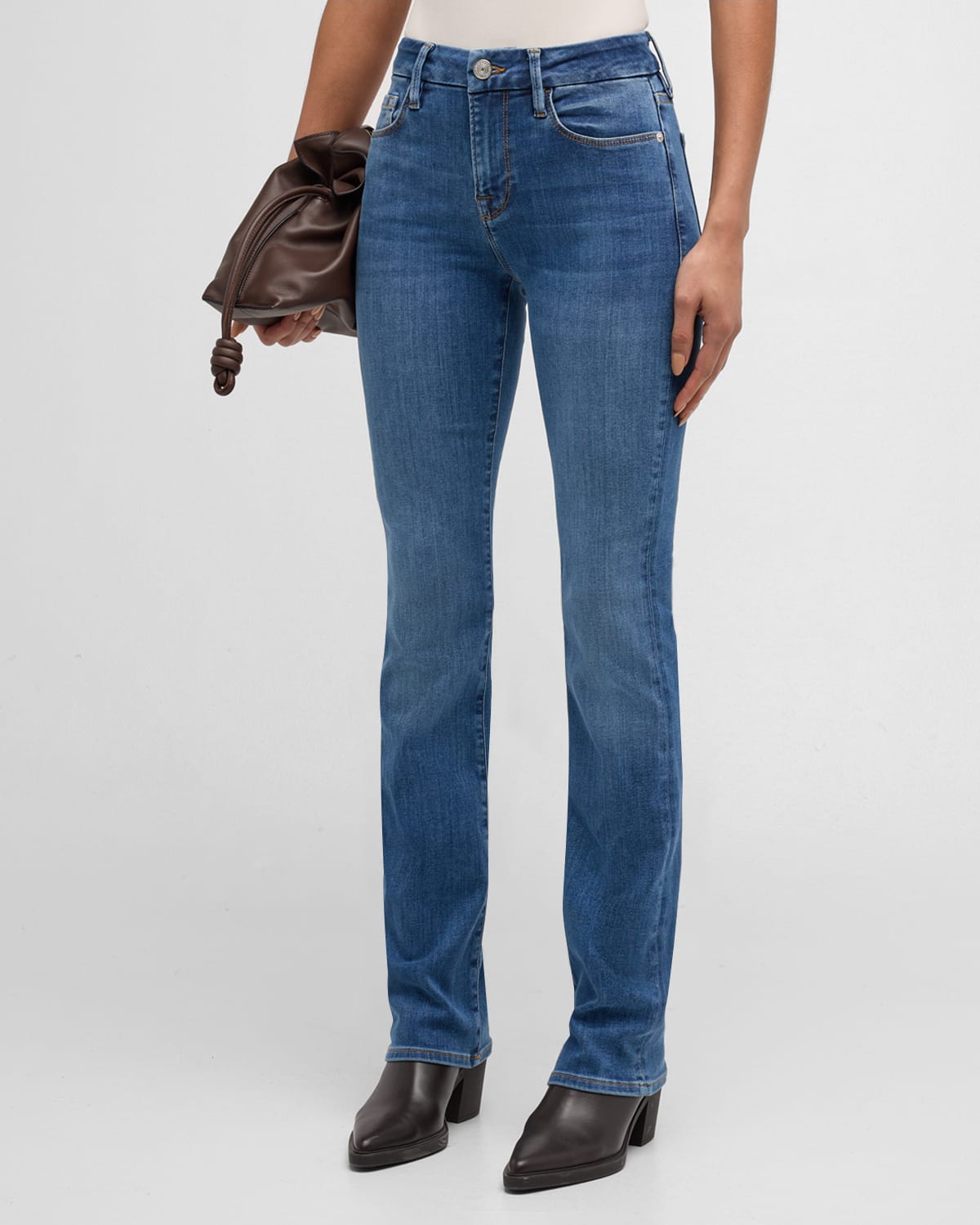 FRAME Le Mini Bootcut Jeans