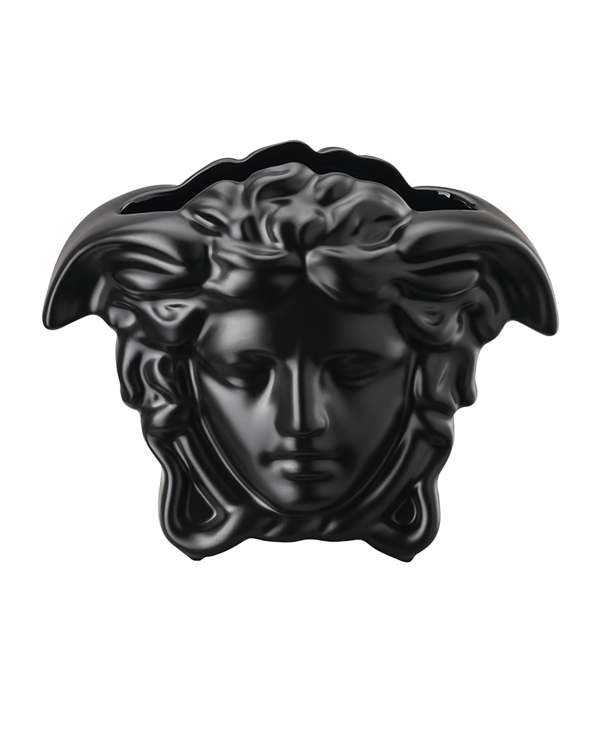 Versace Medusa Grande Vase in Black - 6"