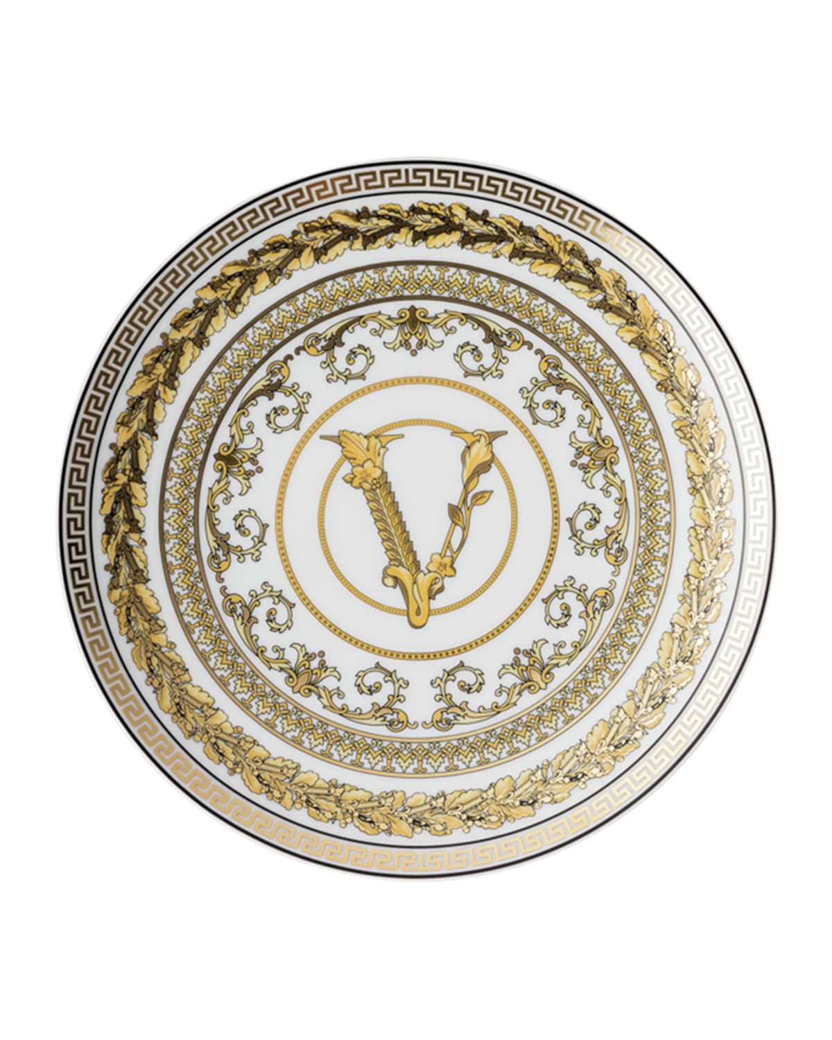 Versace Virtus Gala White Bread & Butter Plate