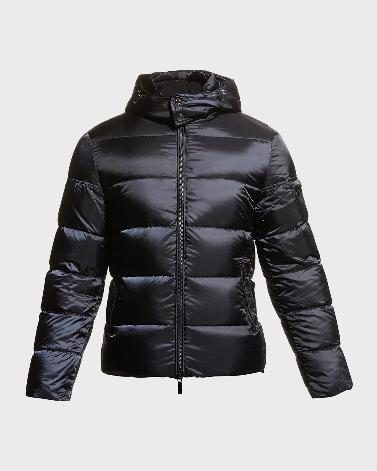 bomber puffer jacket men's