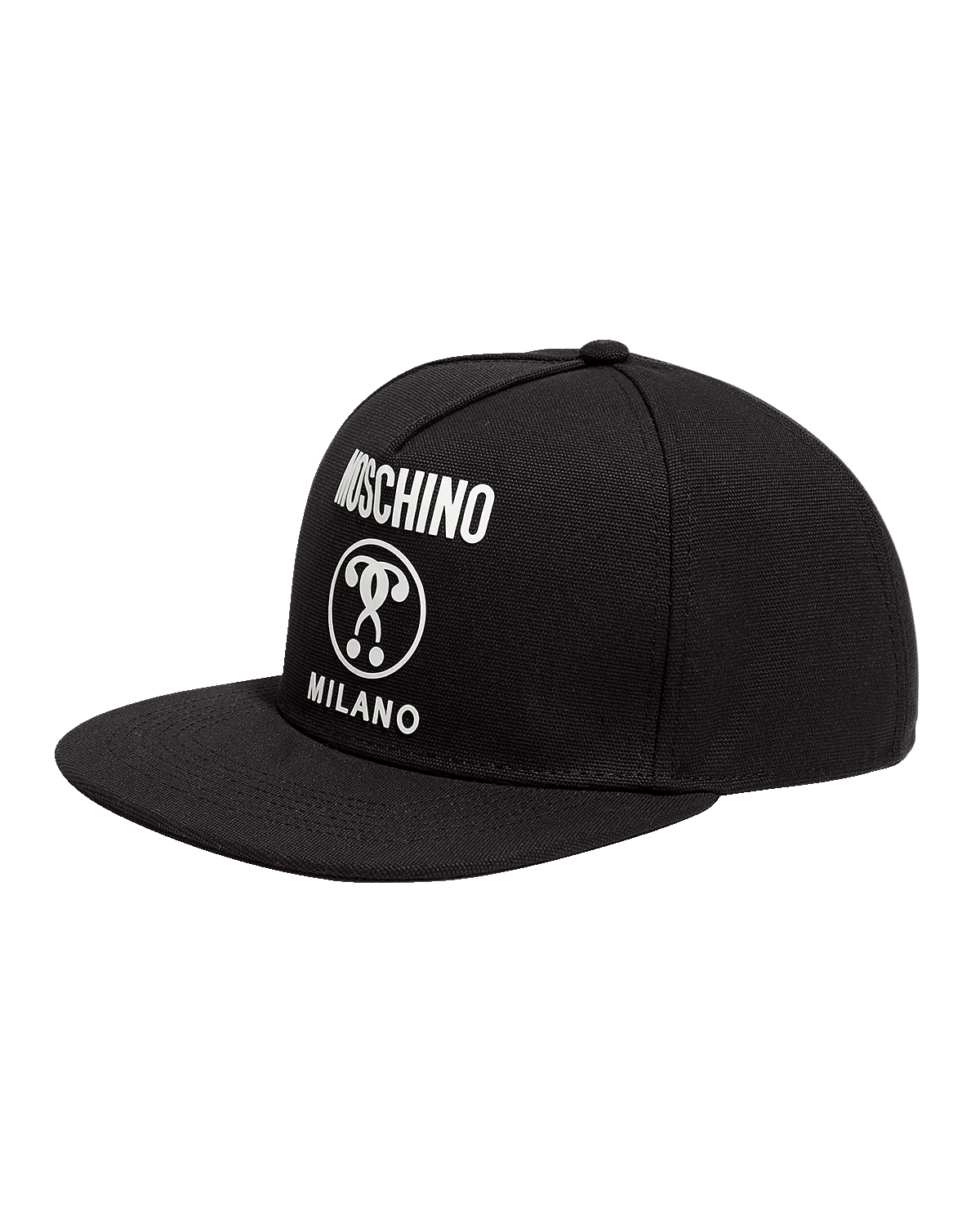 Moschino Men's Flat Brim Logo Baseball Hat