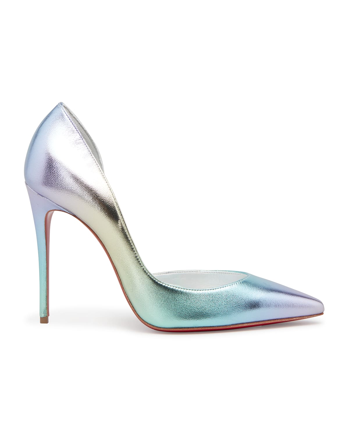 D'ORSAY PUMPS IN RED GLOSSY CALFSKIN