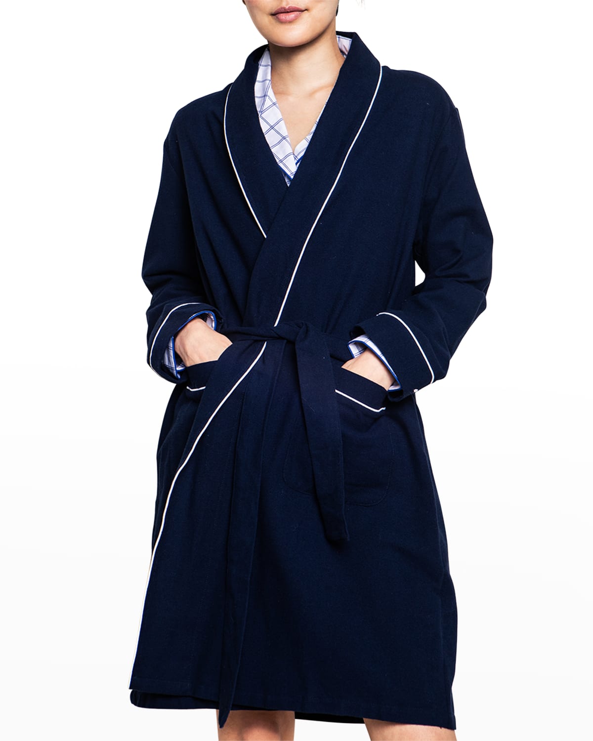 Petite Plume Navy Robe Neiman Marcus