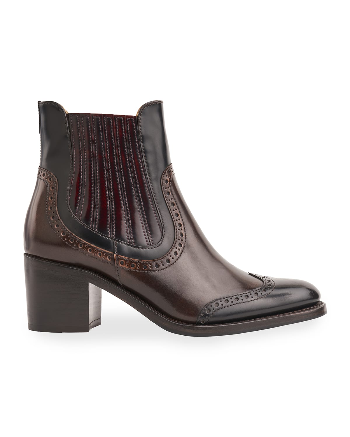 THE OFFICE OF ANGELA SCOTT MISS SCOTT WING-TIP BOOTS,PROD244410187