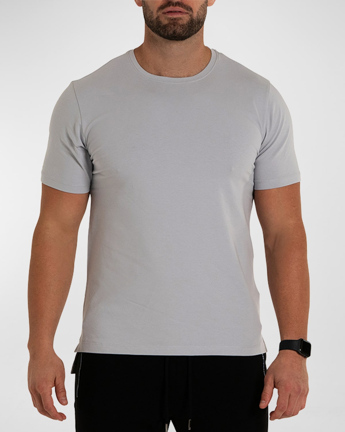 Shop Maceoo Men's Simple T-shirt In Grey