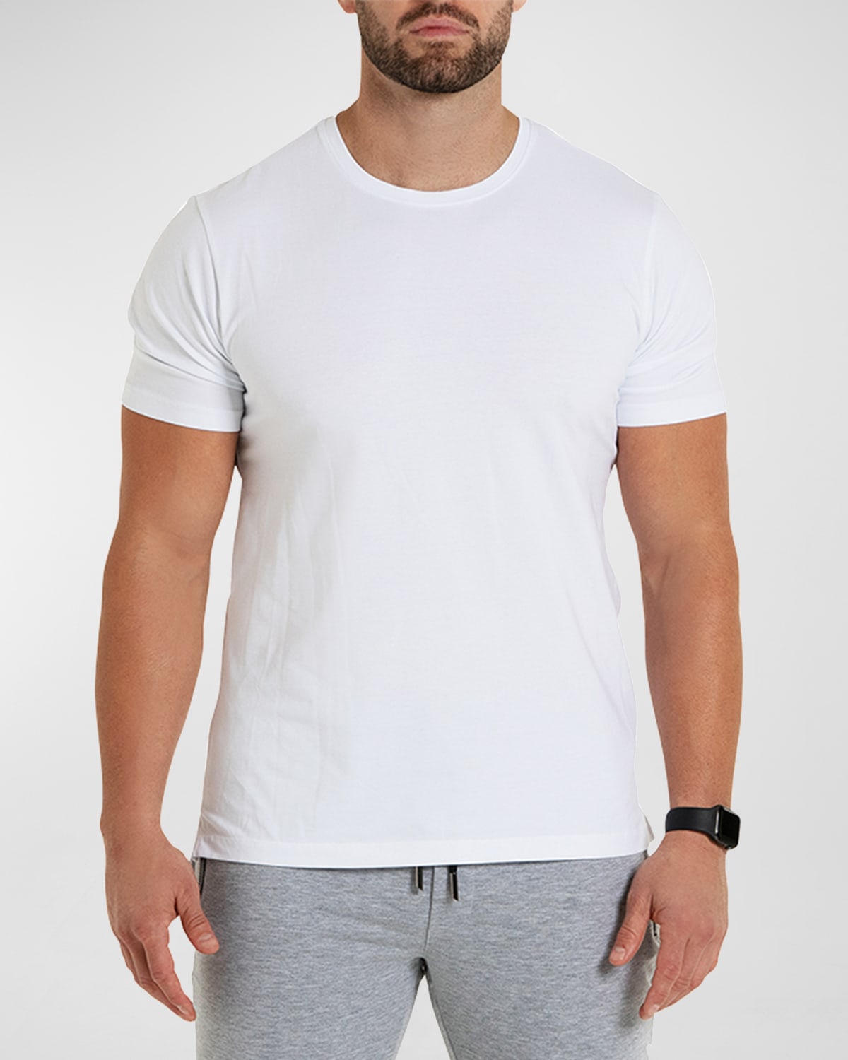 Maceoo Print Graphic Tee In White
