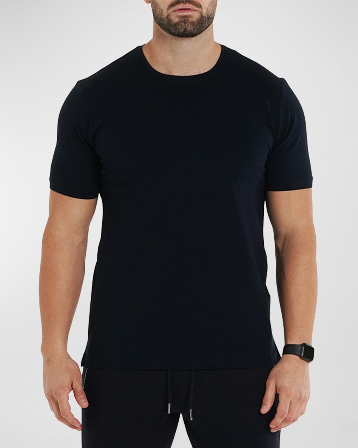 Shop Maceoo Men's Simple T-shirt In Blue