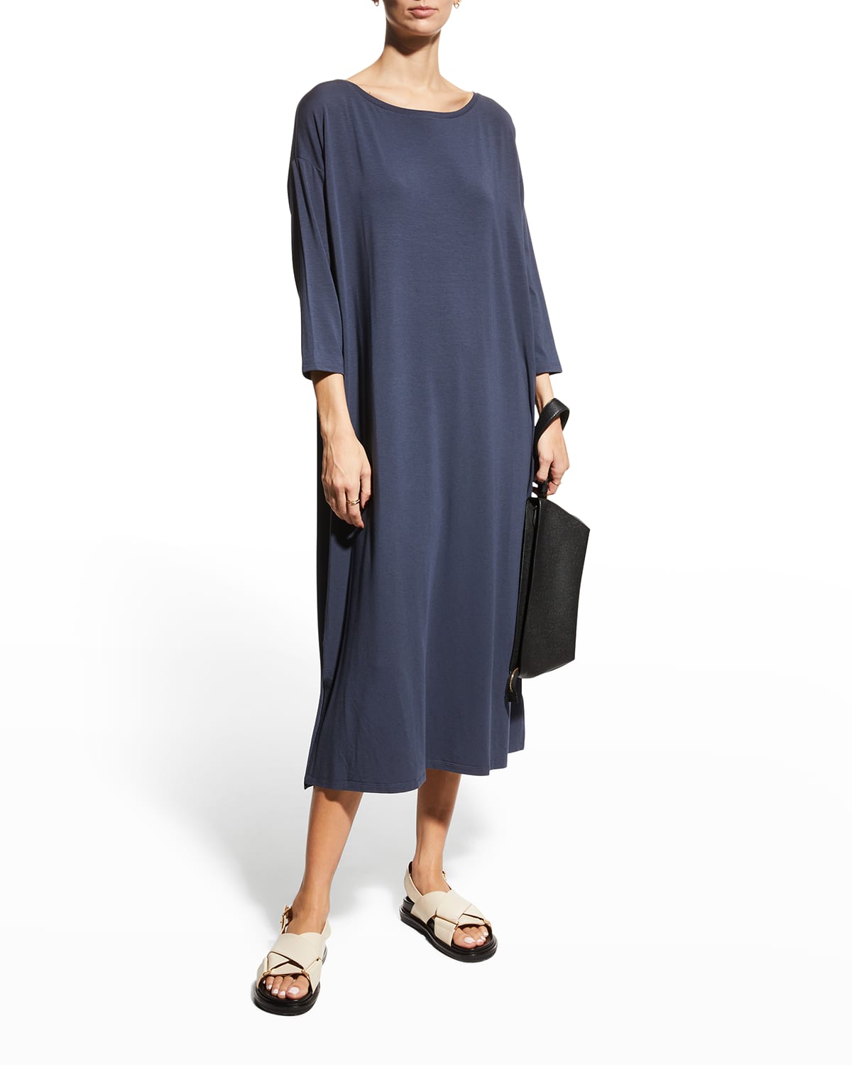 Boat Neck Dress | Neiman Marcus