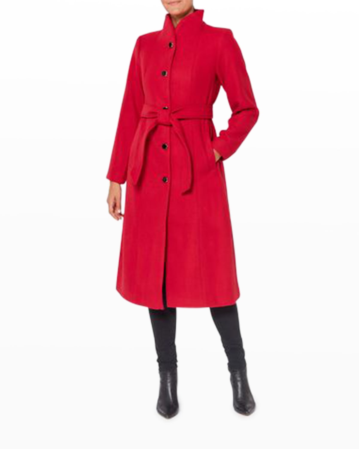 kate spade belted long coat