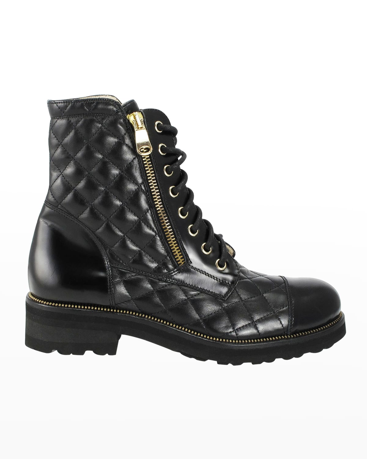 Black Quilted Boot | Neiman Marcus