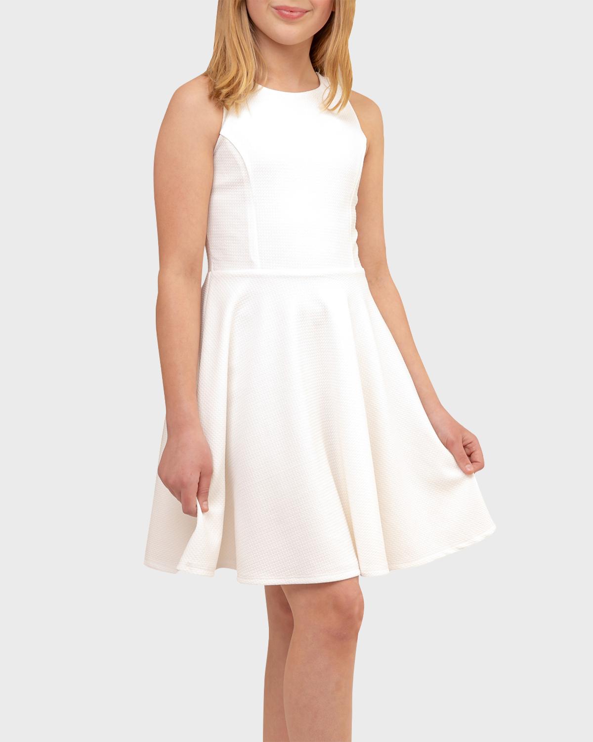 Girl & apos;s Sleeveless Fit-and-Flare Dress